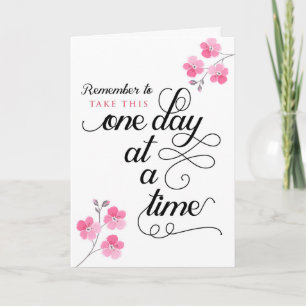 Surgery Recovery, Take This One Day at a Time Card