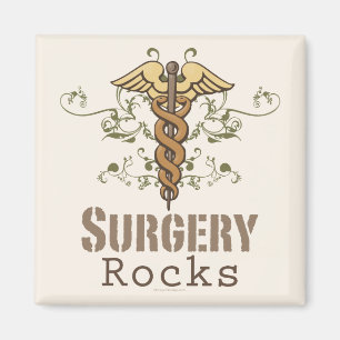 Surgery Rocks Surgeon Magnet