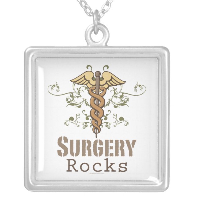 Surgery Rocks Surgeon Necklace (Front)