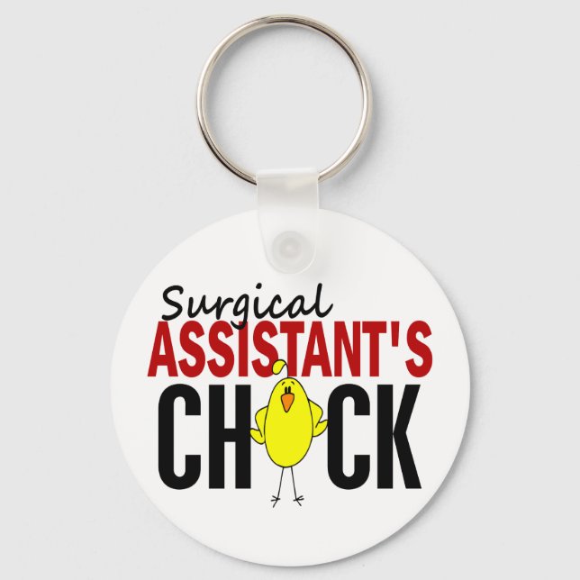 Surgical Assistant's Chick Keychain (Front)