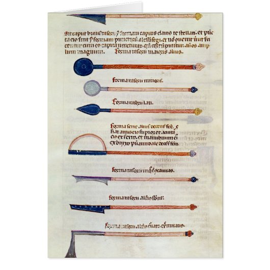 Surgical instruments from a treatise cards (Front)