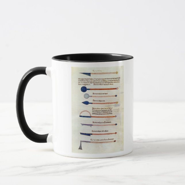Surgical instruments from a treatise mug (Left)