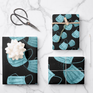 Surgical Mask Wrapping Paper Flat Sheet Set of 3