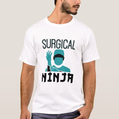 Surgical Ninja Scrub Tech Technologist T_Shirt