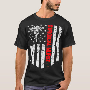 Surgical Nurse American Flag RN Registered Nurse G T-Shirt
