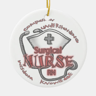 Surgical Nurse Axiom Ceramic Ornament