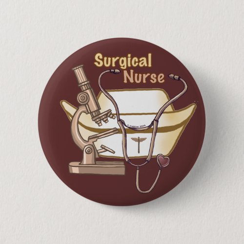 Surgical Nurse Collage Pin