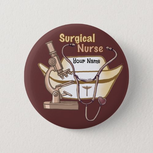 Surgical Nurse Collage Pin