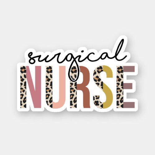 Surgical Nurse Surgical Technologist ER Nursing Sticker