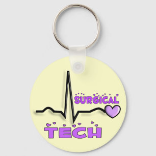 Surgical Tech Gifts  QRS Design Keychain
