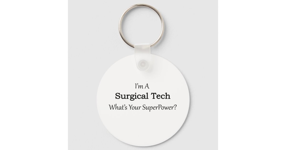 Surgical Tech Keychain Zazzle