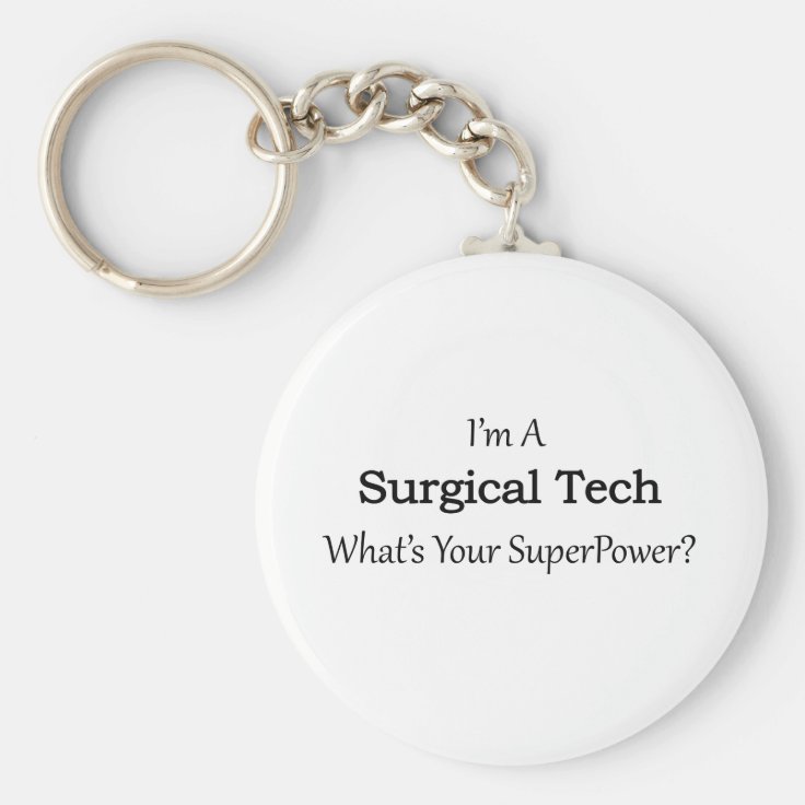 Surgical Tech Keychain Zazzle