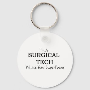 Surgical Tech Keychain by medical_gifts at Zazzle