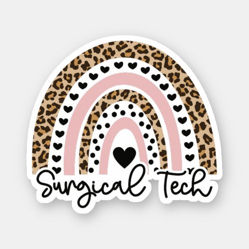 Surgical Tech Rainbow Surgical Technician ST Gift Sticker
