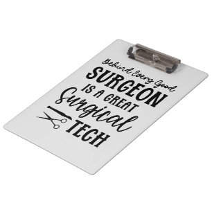 Surgical Tech Surgical Technologist Appreciation Clipboard