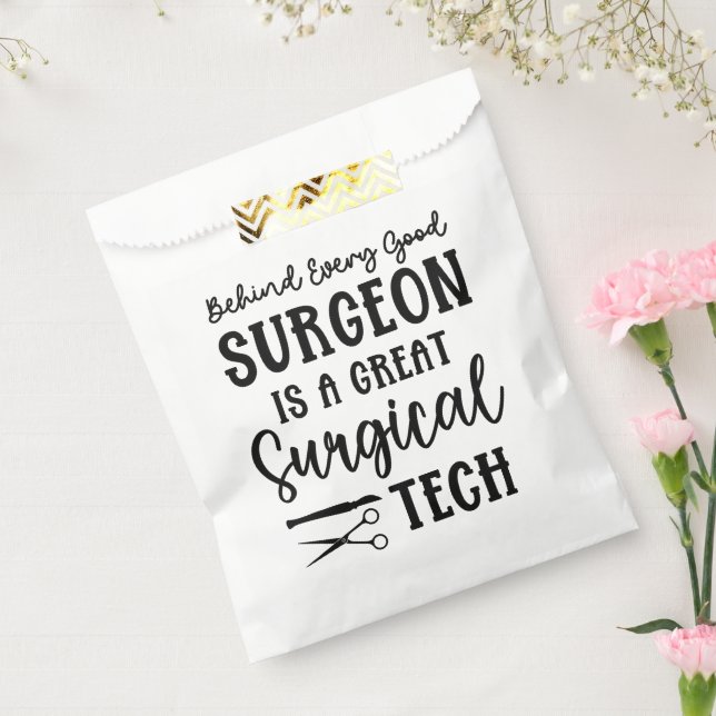 Surgical Tech | Surgical Technologist Appreciation Favor Bag (Sealed)
