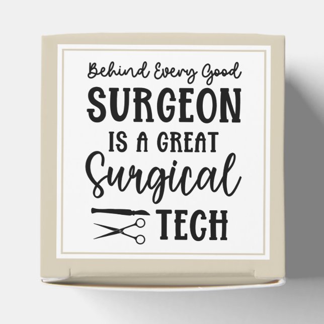 Surgical Tech | Surgical Technologist Appreciation Favor Boxes (Top)