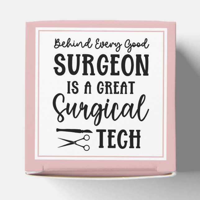 Surgical Tech | Surgical Technologist Appreciation Favor Boxes (Top)