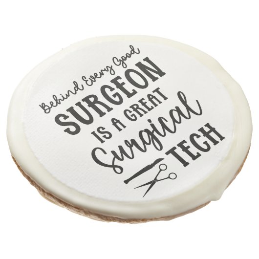 Surgical Tech | Surgical Technologist Appreciation Sugar Cookie (Angled)