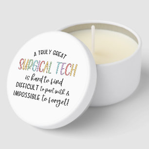 Surgical Tech Surgical Technologist OR Tech Mini Candle Favors