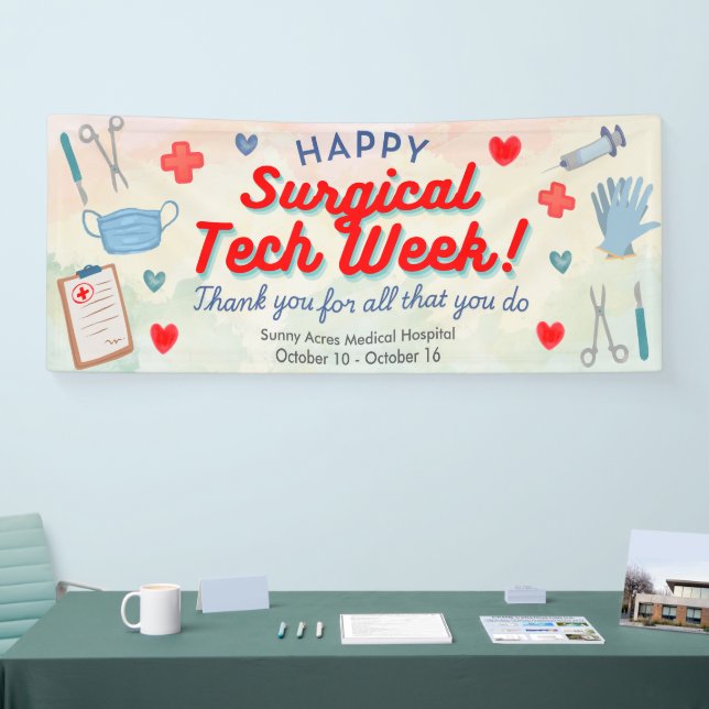 Surgical Technician Appreciation Week Banner (Tradeshow)