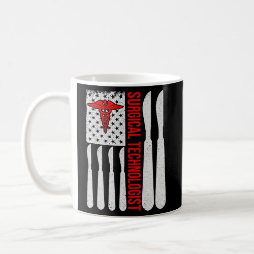 Surgical Technologist American Flag Coffee Mug