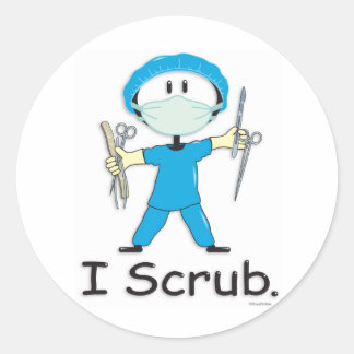 Surgical Technologist Classic Round Sticker