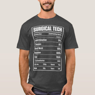 Surgical Technologist Hardwork Scrub Tech T-Shirt