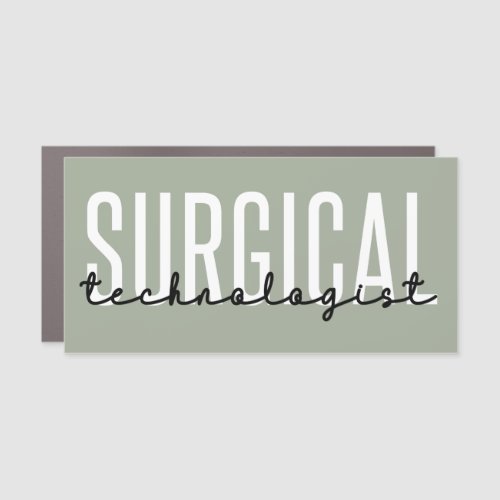 Surgical Technologist Med Surg Tech Car Magnet