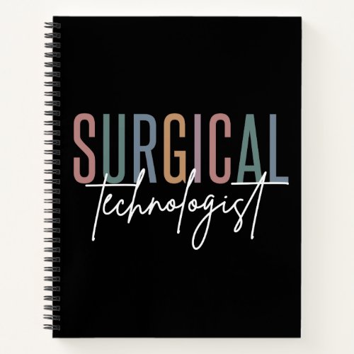 Surgical Technologist Med Surg Tech Surgery Tech Notebook