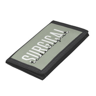 Surgical Technologist Med Surg Tech Surgery Tech Tri-fold Wallet
