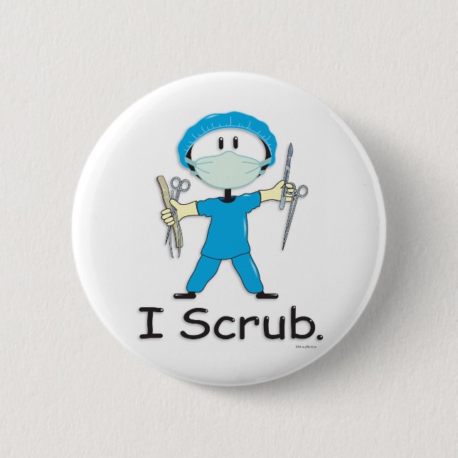Surgical Technologist Pinback Button (Front)