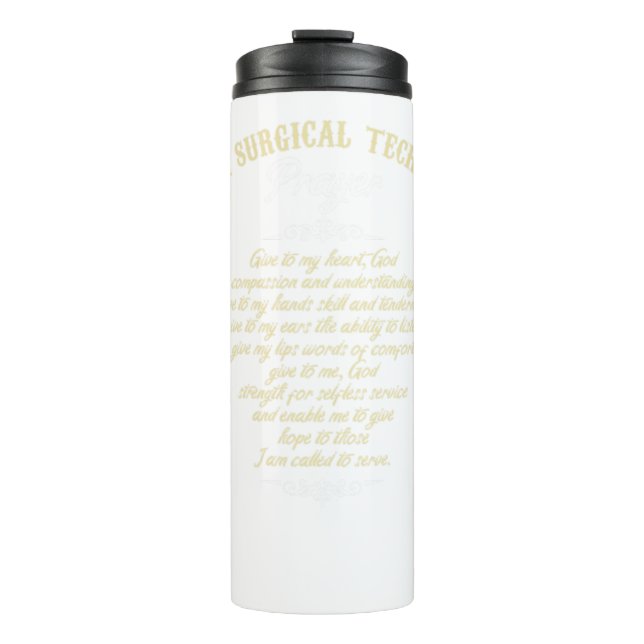 Surgical Technologist Surgeon Medical Gift Surgica Thermal Tumbler (Front)