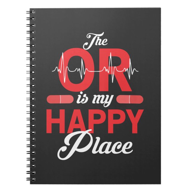 Surgical Technologists Gift Medical surgeon tech Notebook (Front)