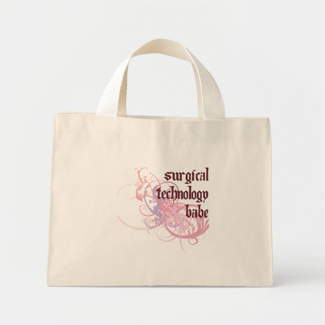 Surgical Technology Babe Mini Tote Bag (Front)