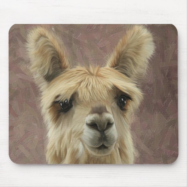 Suri Alpaca Mouse Pad (Front)