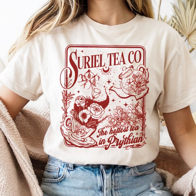 Suriel Tea Co Quote Bookish Acotar Gift T-Shirt (Creator Uploaded)
