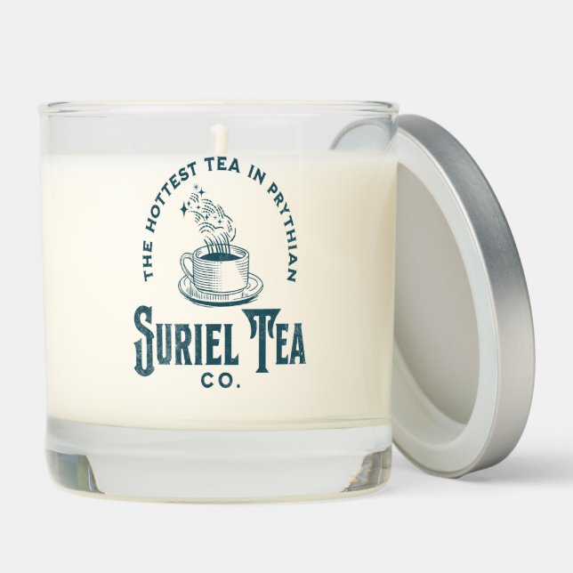 Suriel Tea Inspired ACOTAR Scented Candle (Lid)