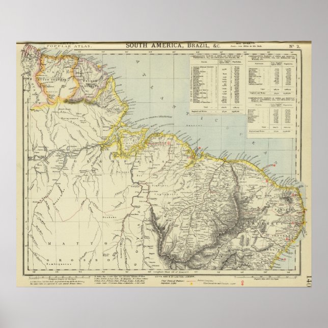 Surinam and Brazil Poster (Front)