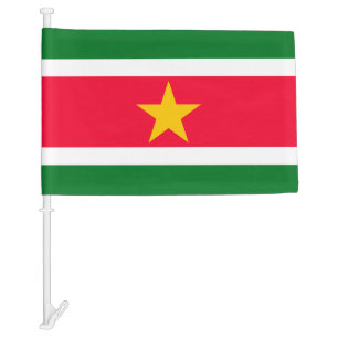 Suriname Car Flag