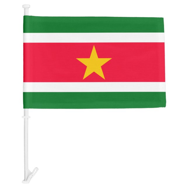Suriname Car Flag (Front)