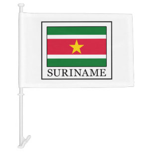 Suriname Car Flag