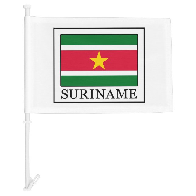Suriname Car Flag (Front)