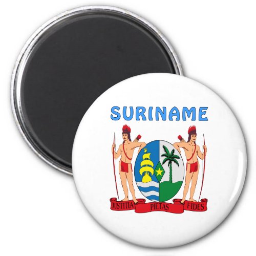 Suriname Coat Of Arms Magnet