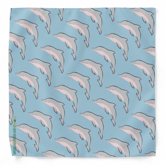 Suriname Dolphin Bandana (Front)