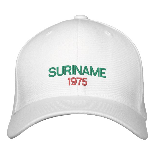 Suriname Embroidered Hat (Front)