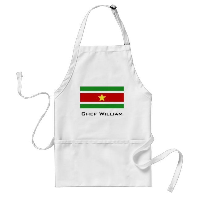 Suriname Flag | Adult Apron (Front)
