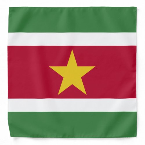 Suriname Flag Bandana