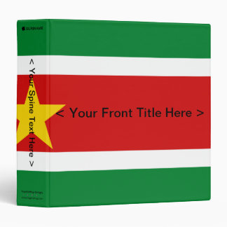 Suriname Flag Binder