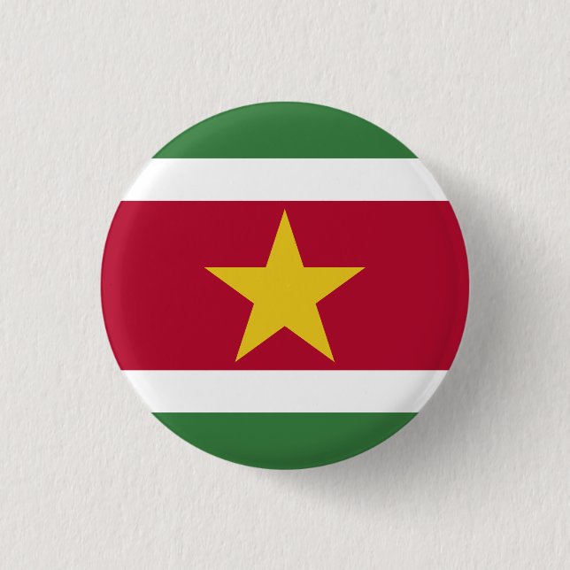 Suriname Flag Button (Front)
